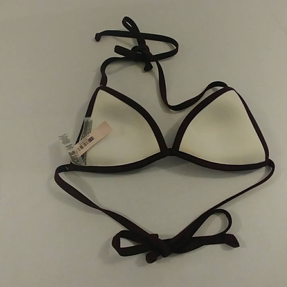PINK Victoria's Secret Plum Triangle Halter👙Top - Picture 7 of 8